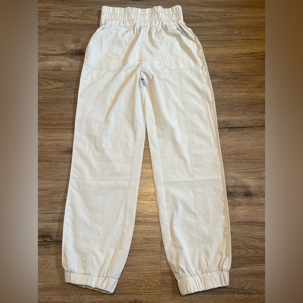 New In Brand Very J Coconut Milk Cream Color Joggers Size Medium New With Tags
